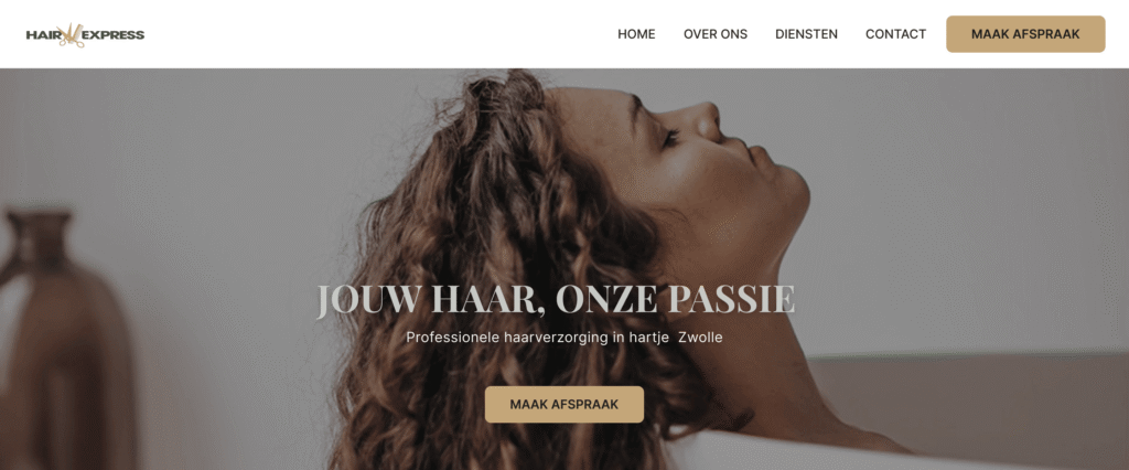 salon website laten maken