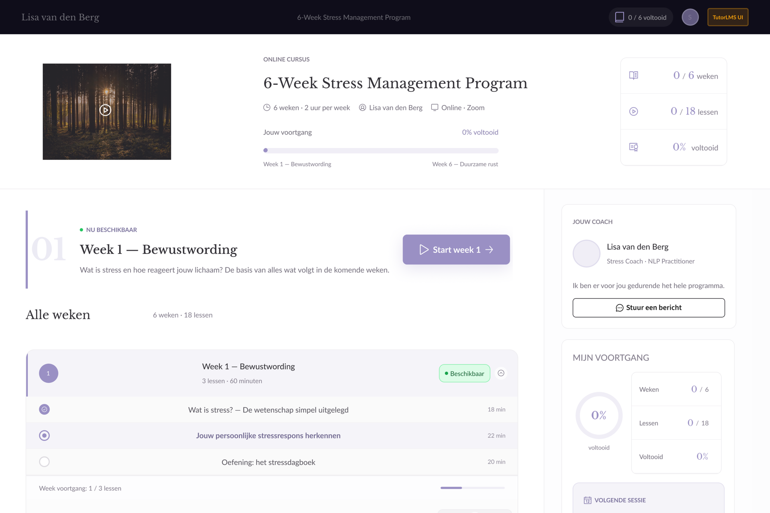 lms dashboard